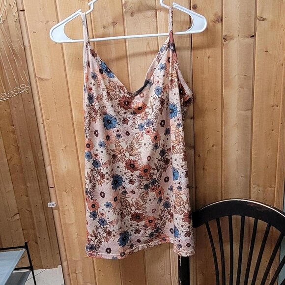 Vintage Floral Multi-Coloured Women's Blouse XL - Picture 1 of 3